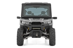 Can-Am Defender MAX HD8 XT Electric Tilt Windshield - Rough Country - Auto-Tilt Glass - '17-'21